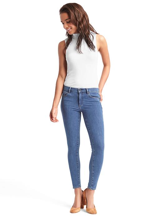 Image number 3 showing, Mid rise true skinny ankle jeans