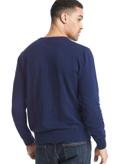 Image number 2 showing, Cotton crewneck sweater