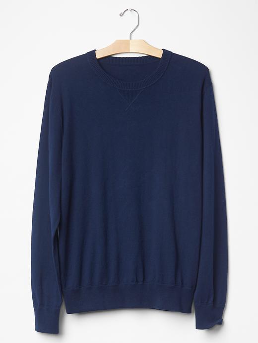 Image number 6 showing, Cotton crewneck sweater