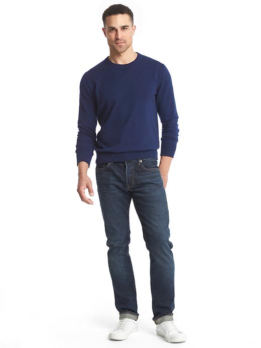 Image number 3 showing, Cotton crewneck sweater