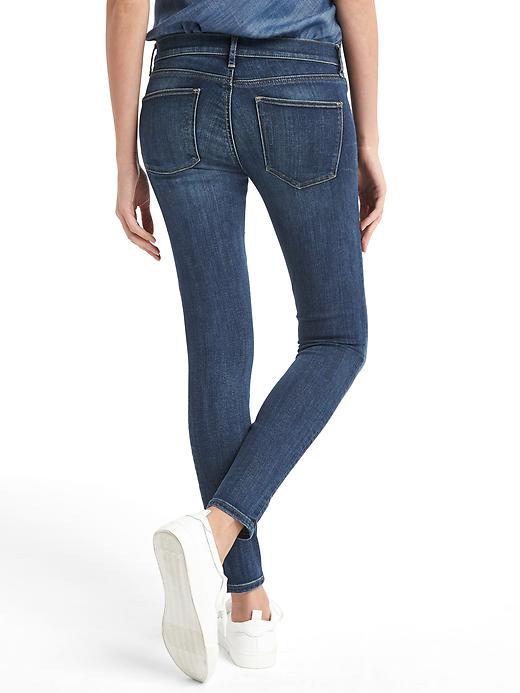 Image number 2 showing, Mid rise true skinny jeans
