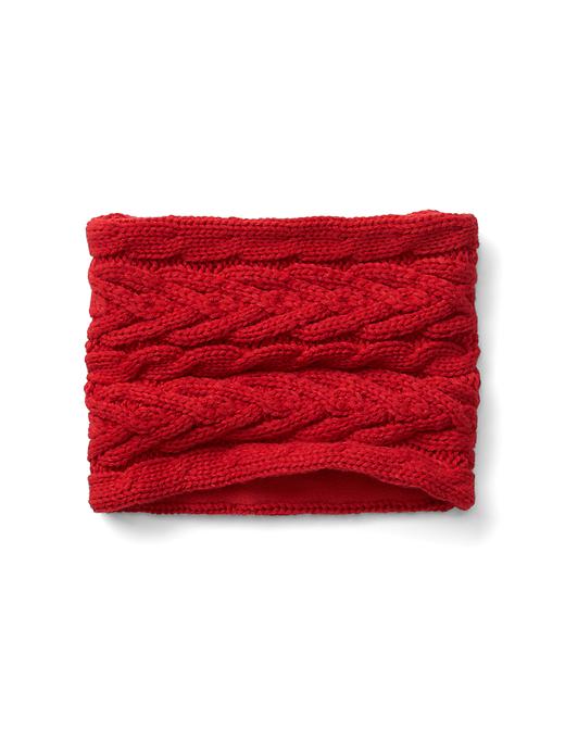 View large product image 1 of 1. Cable knit neckwarmer