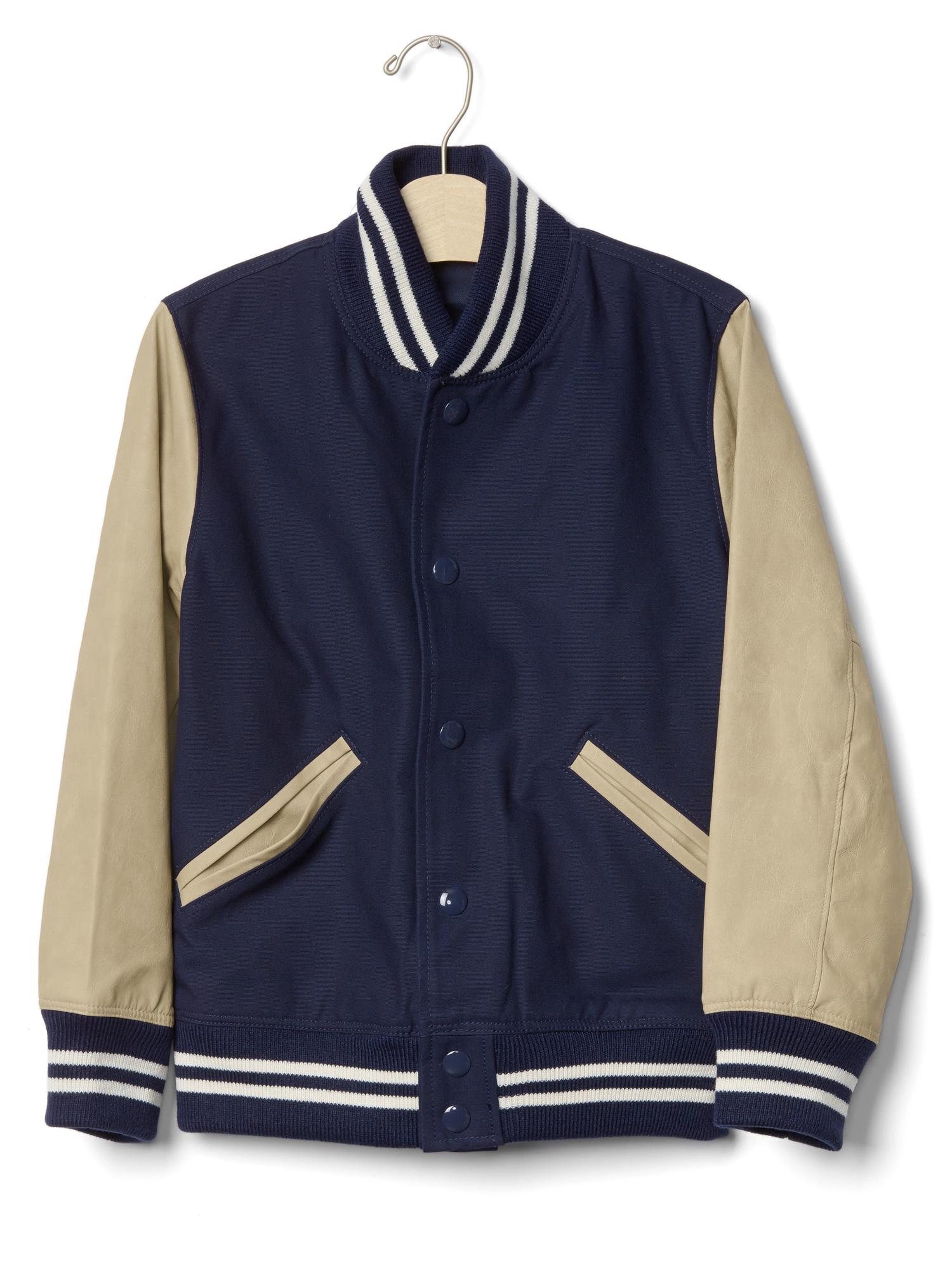 Gap hot sale letterman jacket