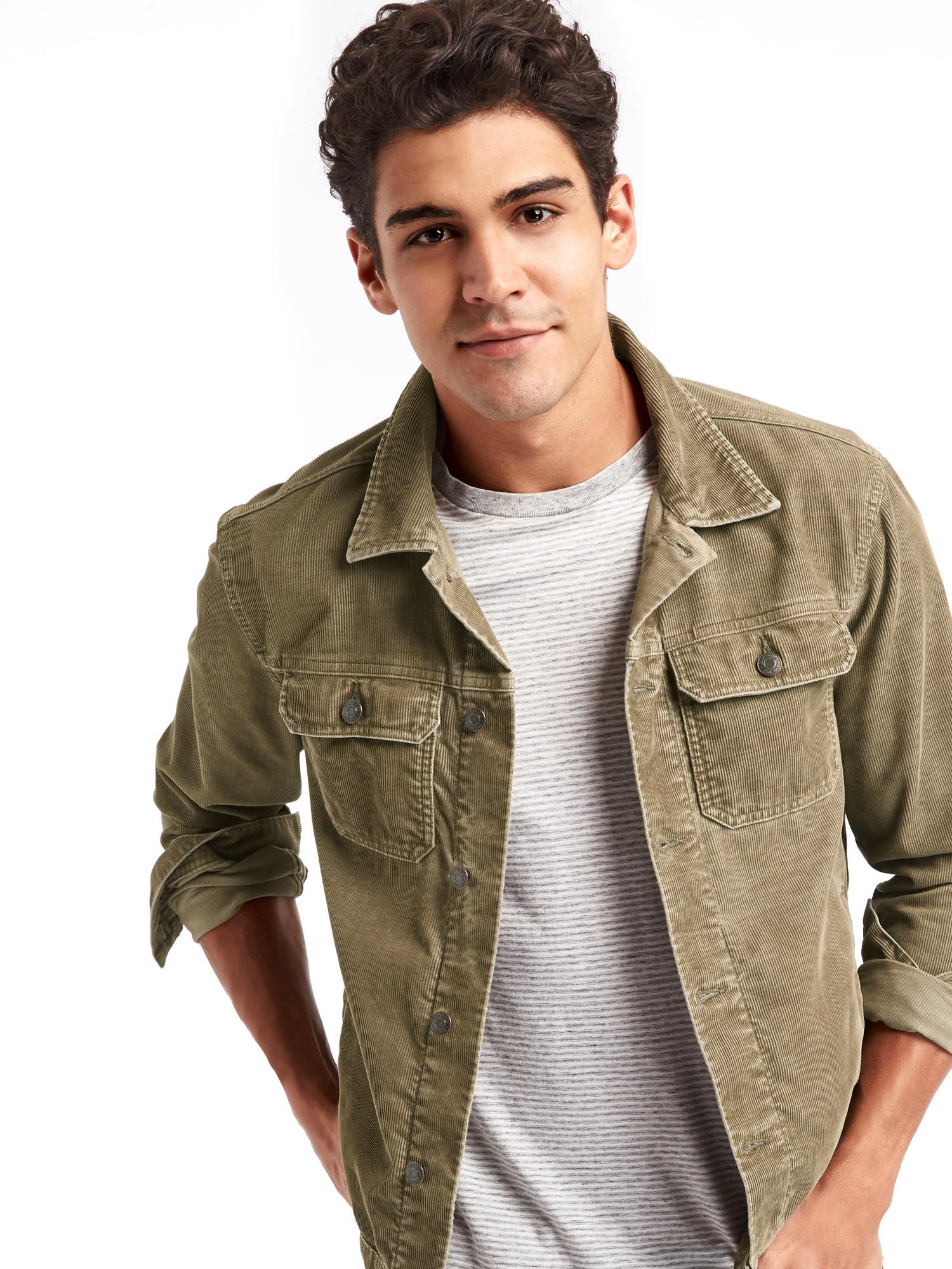 Gap corduroy sales jacket mens