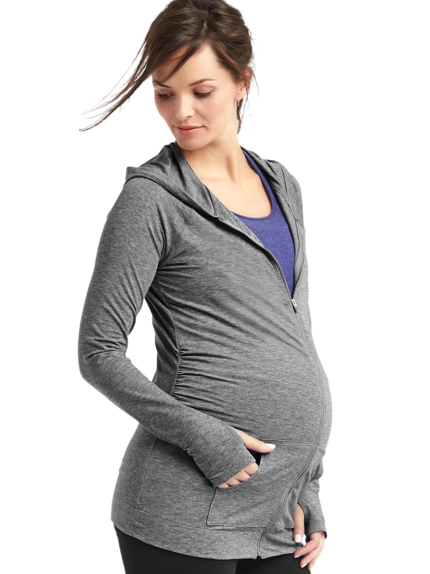 Maternity GapFit Breathe Zip Hoodie