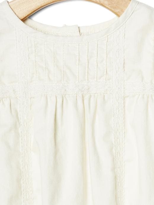 Image number 3 showing, Lace-trim top