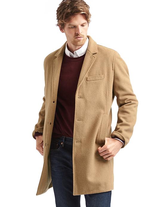 Crombie coat camel hotsell