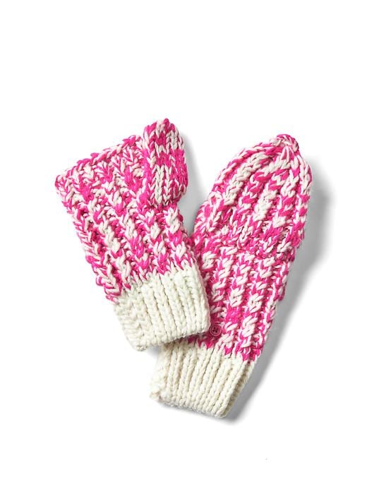 View large product image 1 of 1. Convertible marled mittens