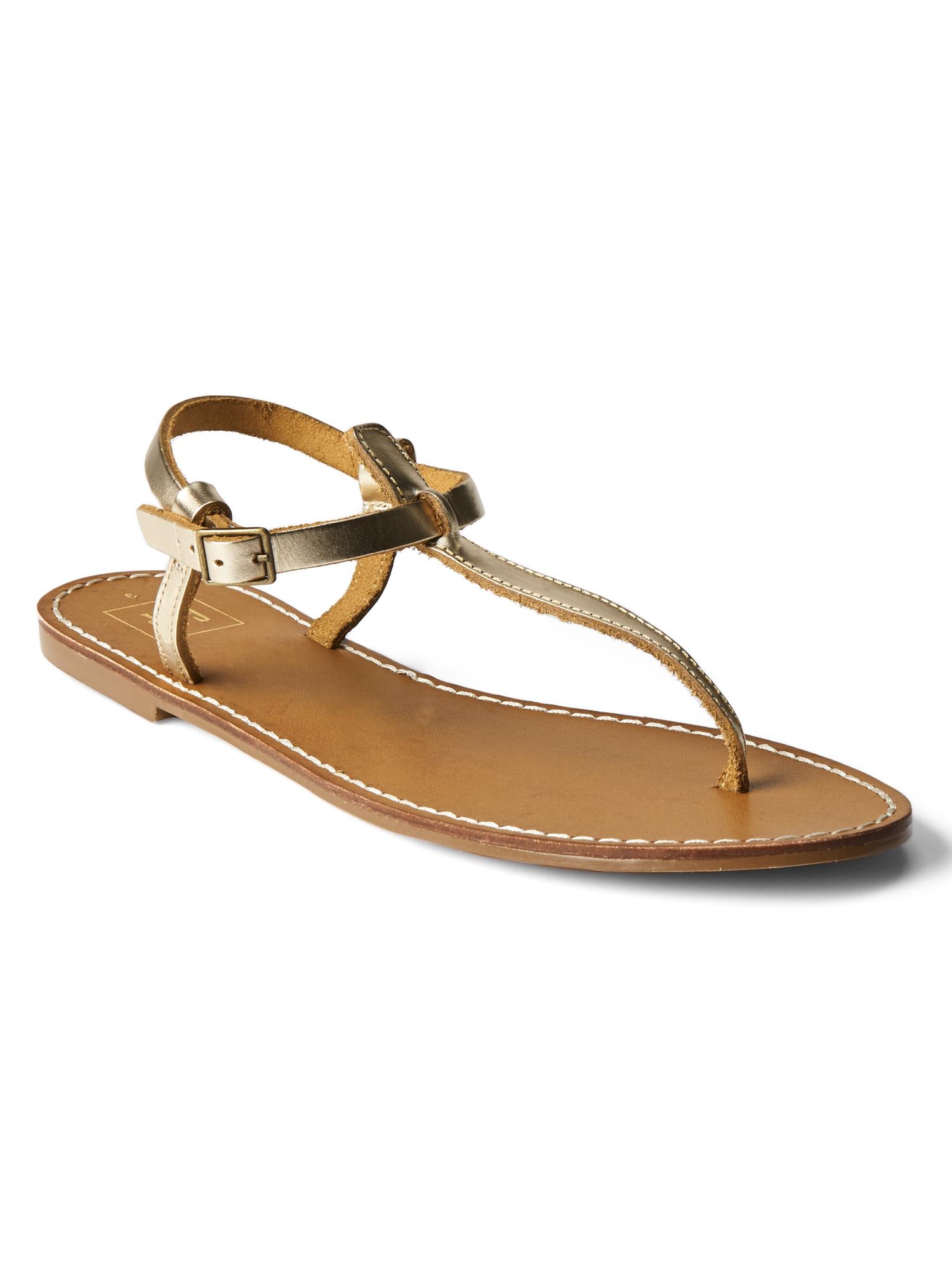 Gap on sale leather sandals