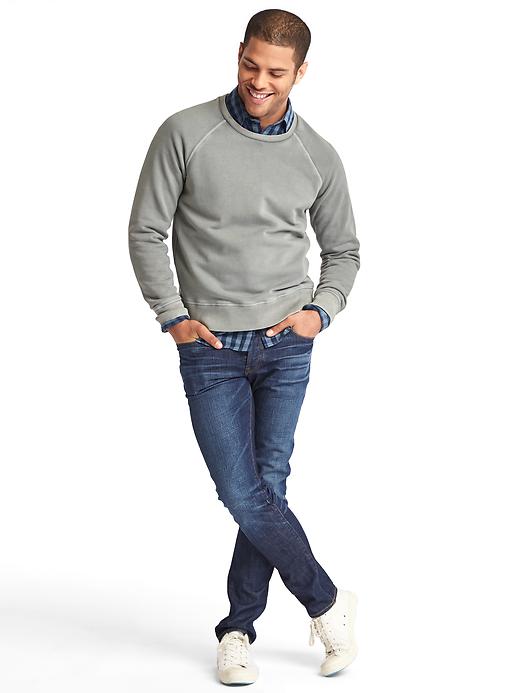 Image number 3 showing, Raglan fleece sweatshirt