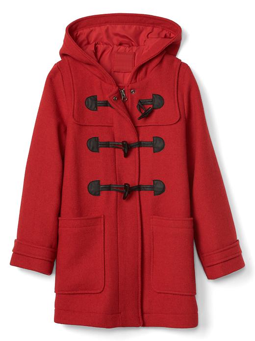 Image number 1 showing, Wool duffle coat