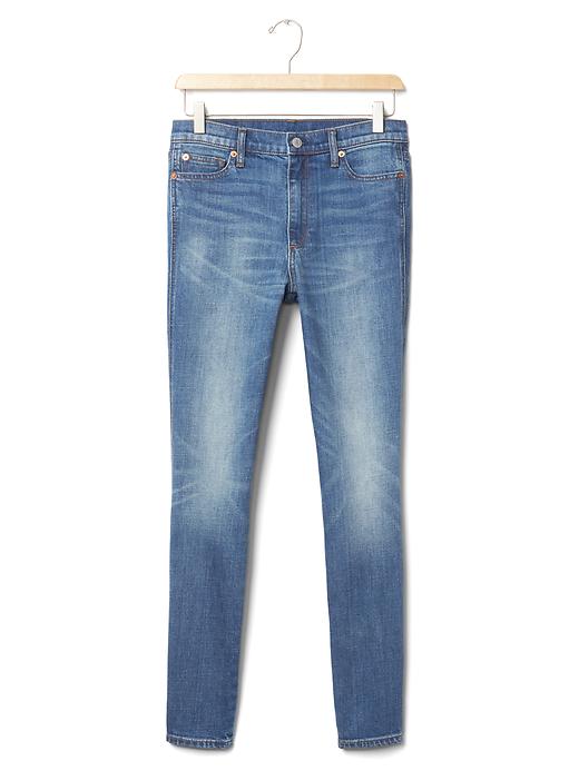 Image number 6 showing, High rise true skinny jeans
