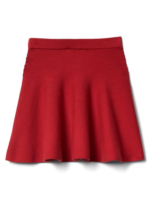 Dark red hotsell skater skirt