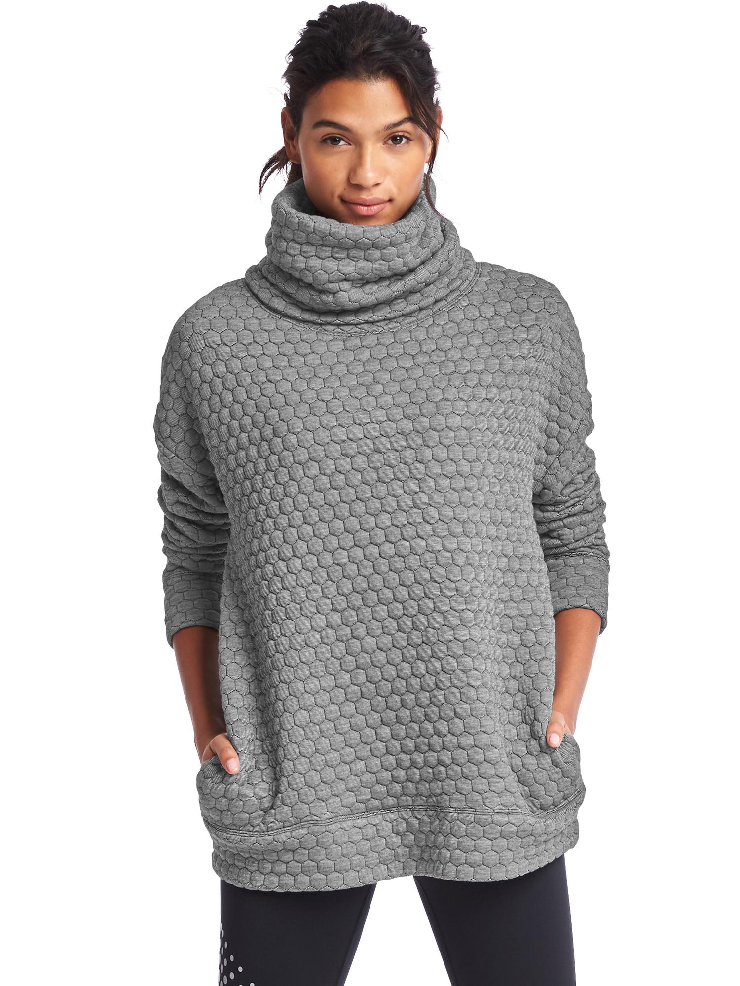 Gap jacquard funnel neck pullover new arrivals