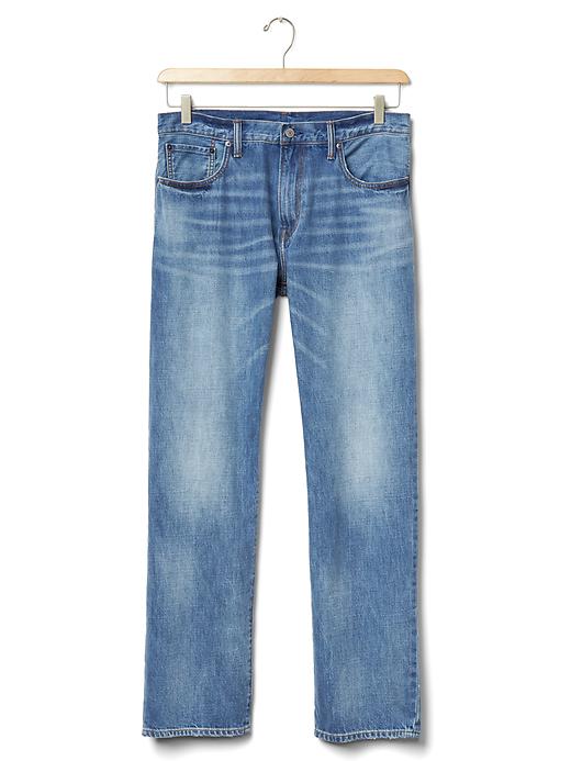 Image number 6 showing, Brushed back standard fit jeans