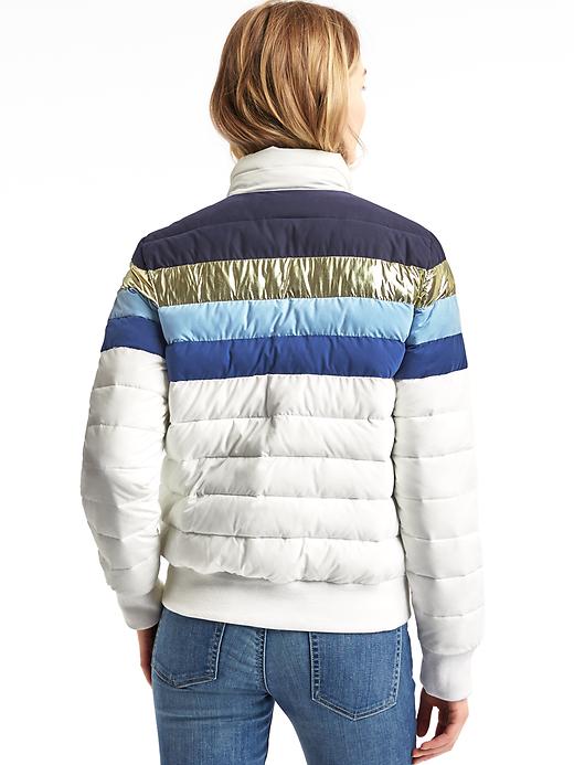 Image number 2 showing, ColdControl Lite stripe puffer jacket