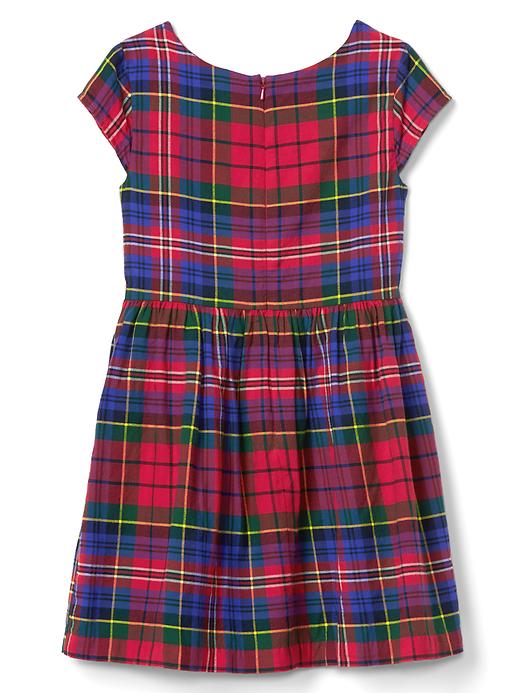 Image number 3 showing, Plaid fit & flare flannel dress