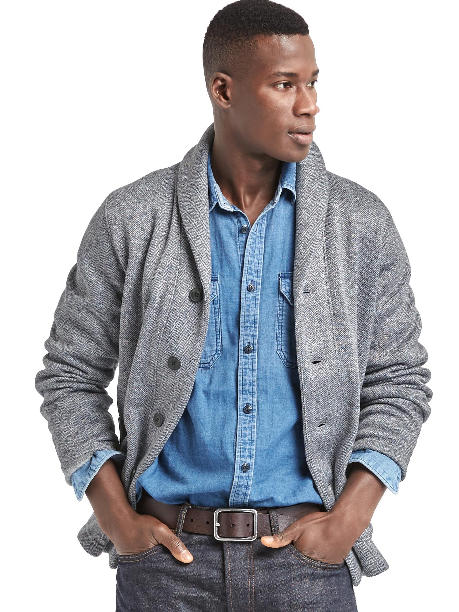 Gap shawl collar on sale cardigan