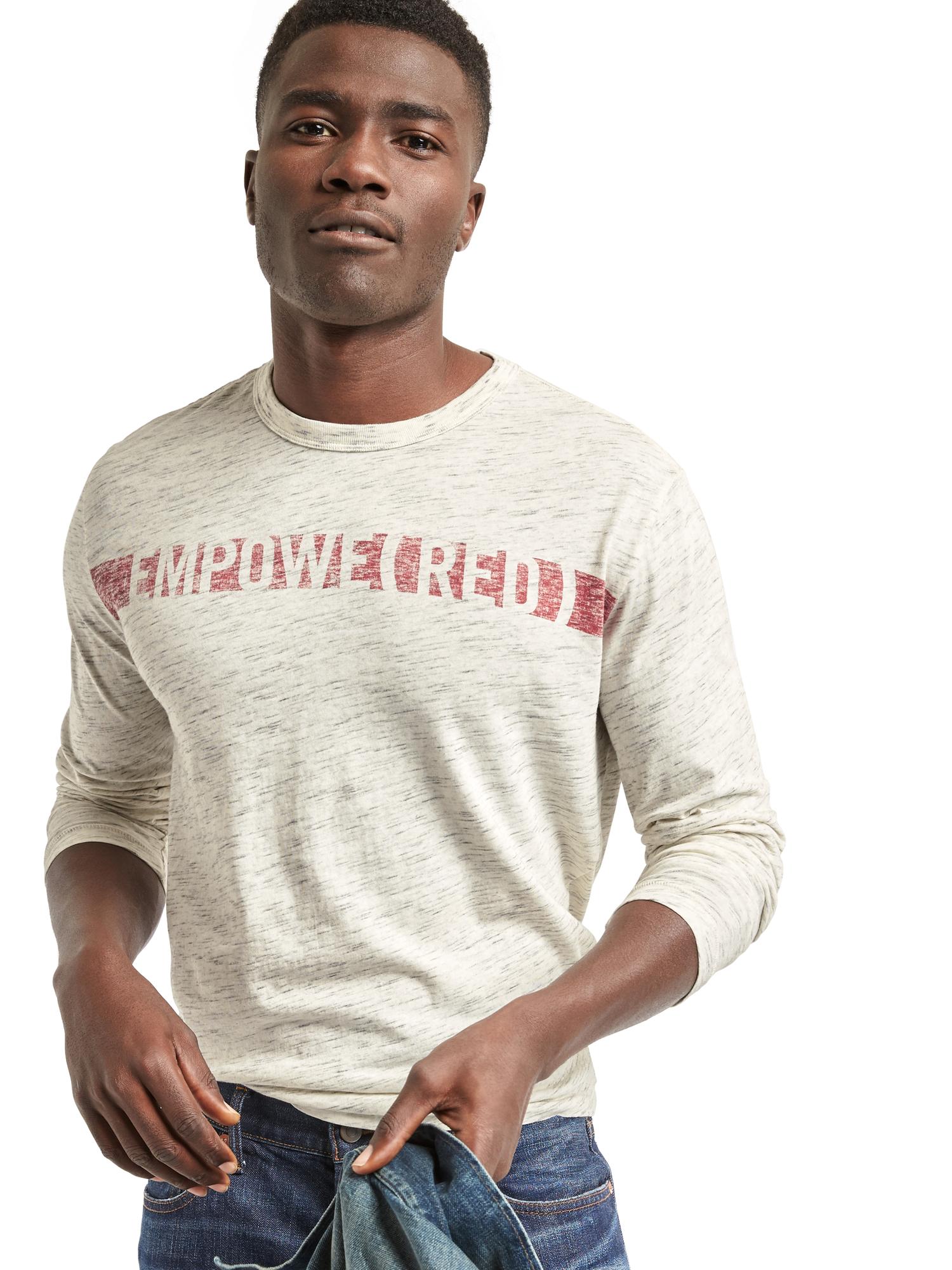 Gap x (RED) long sleeve tee | Gap