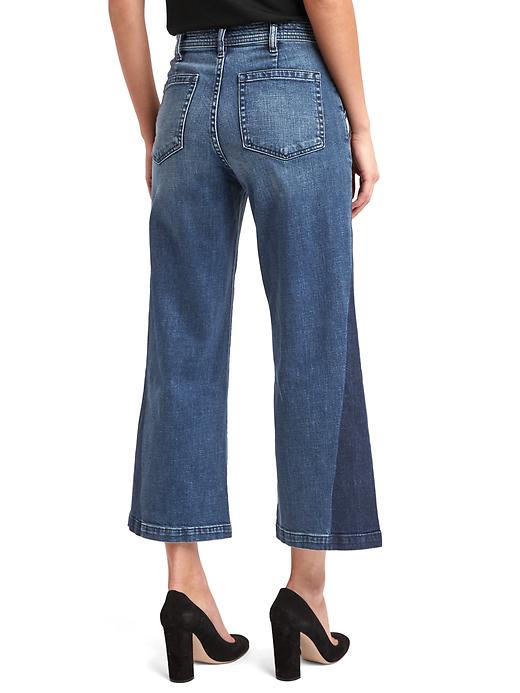 1969 AUTHENTIC wide-leg crop high rise jeans | Gap