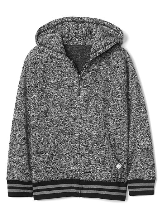 Image number 7 showing, Marled fleece zip hoodie