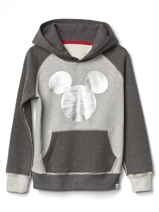 Image number 3 showing, GapKids &#124 Disney Mickey Mouse embellished colorblock hoodie