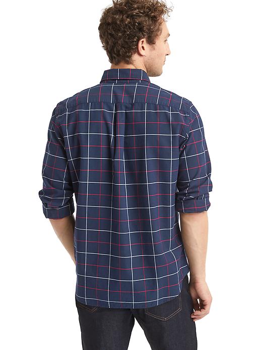 Image number 2 showing, Oxford tattersall plaid standard fit shirt