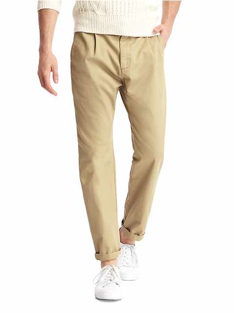 gap slim khaki