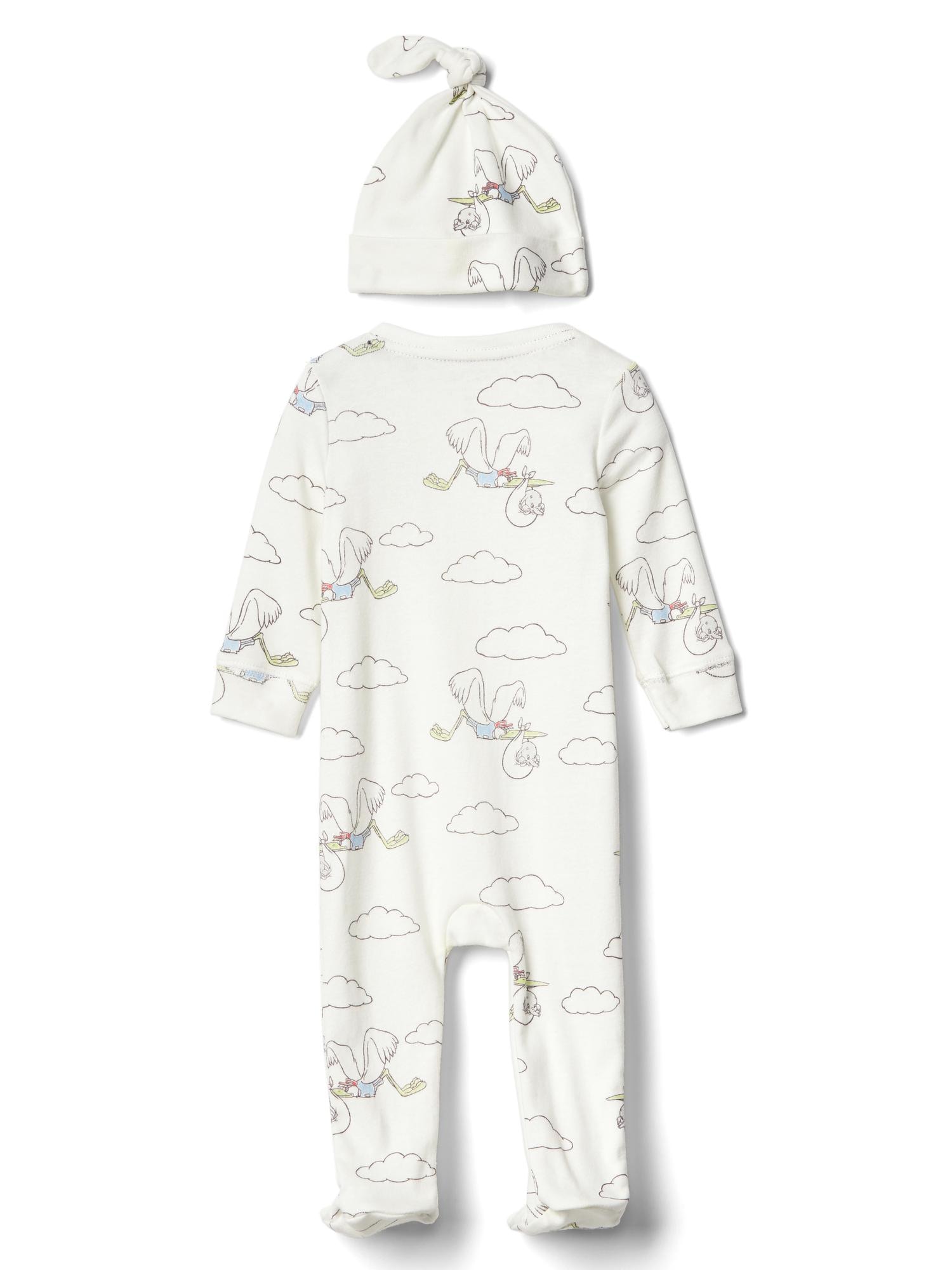 babyGap | Disney Baby Dumbo footed one-piece set