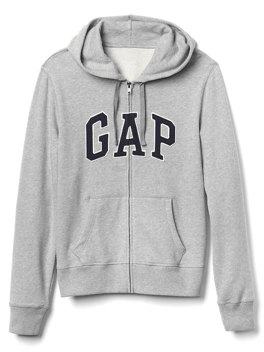 French terry logo zip hoodie | Gap