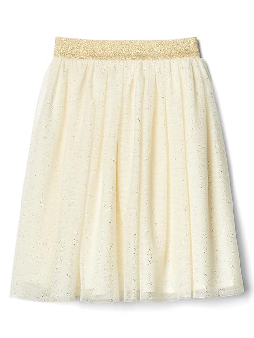 Image number 2 showing, Shimmer tulle midi skirt
