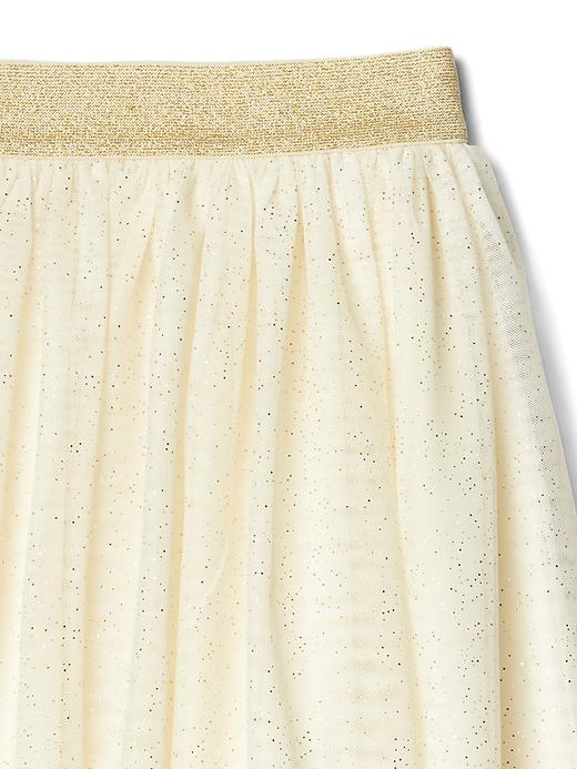 Image number 3 showing, Shimmer tulle midi skirt