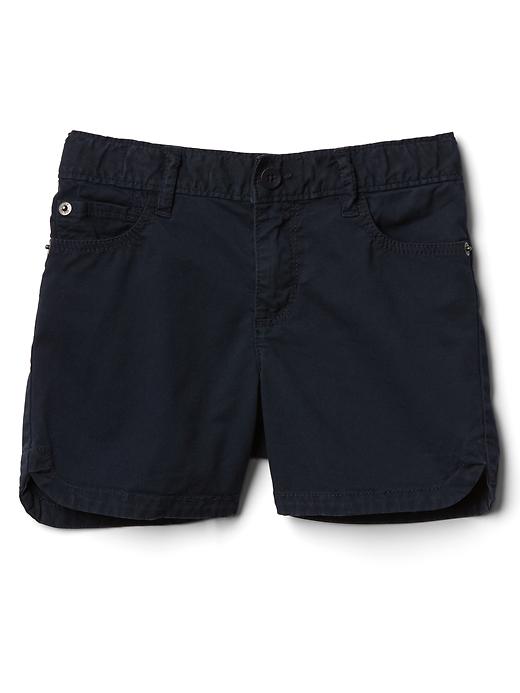 View large product image 1 of 1. Twill midi shorts