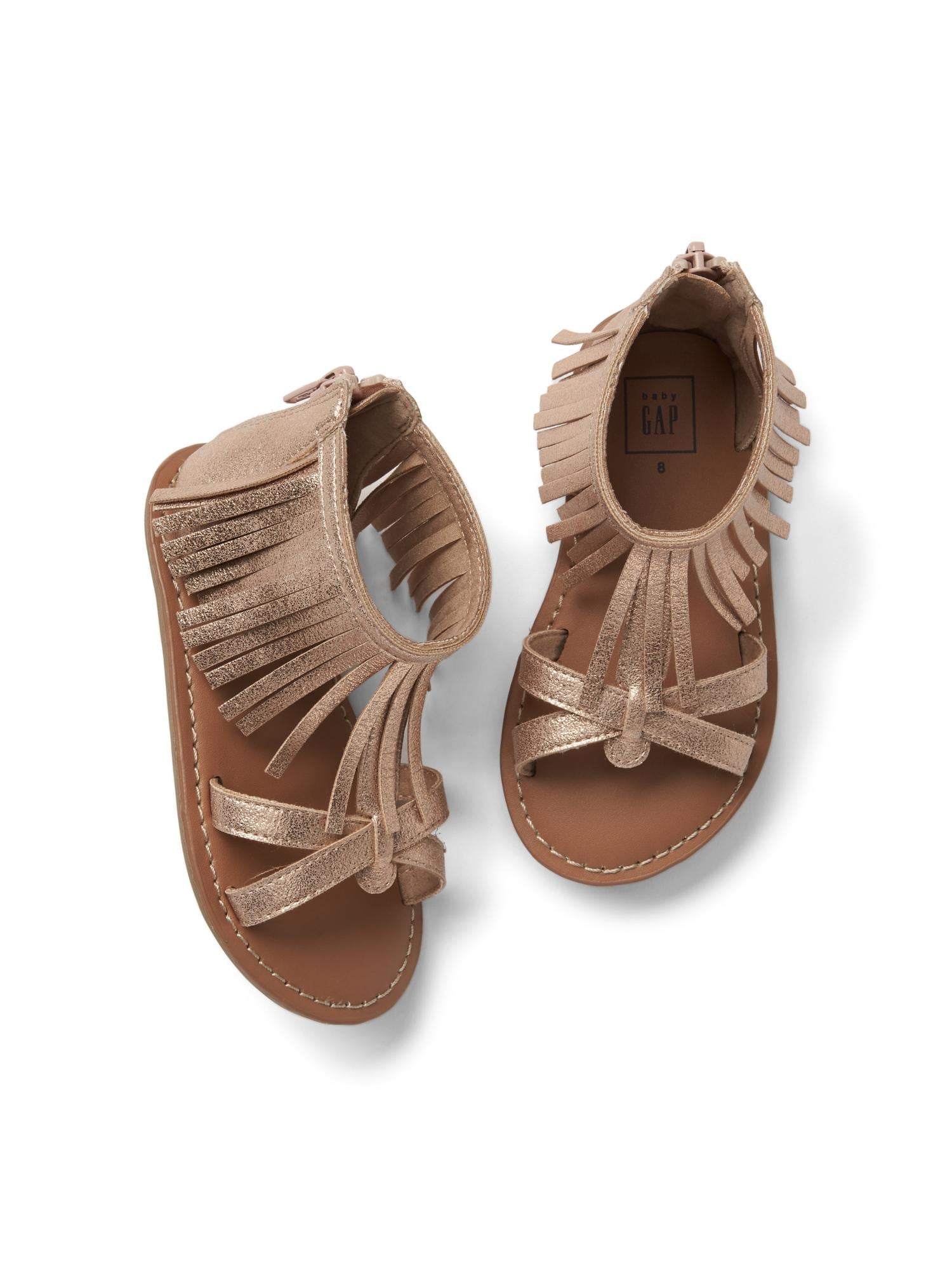 Fringe sandals size on sale 11