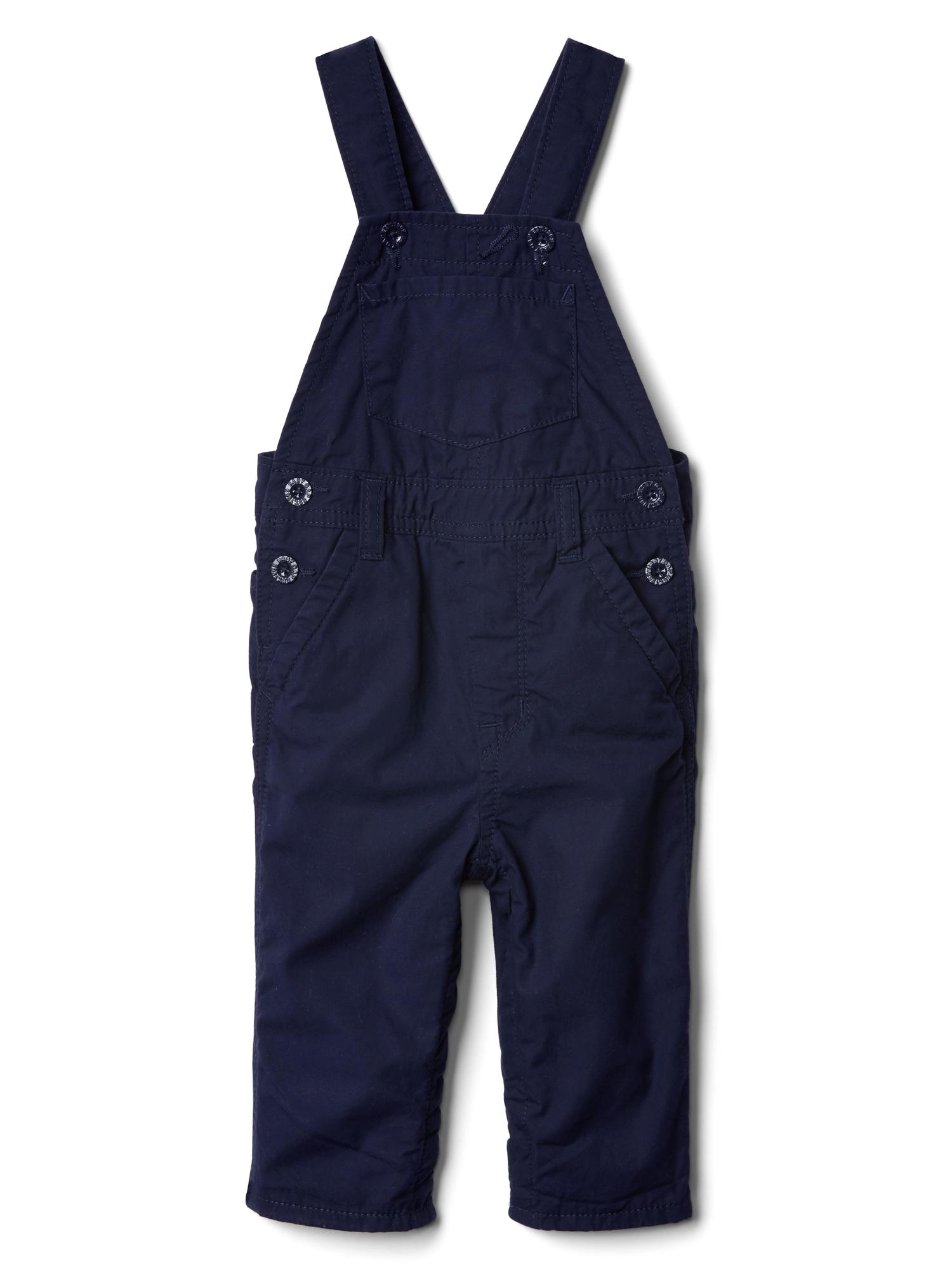 Jersey-lined overalls | Gap