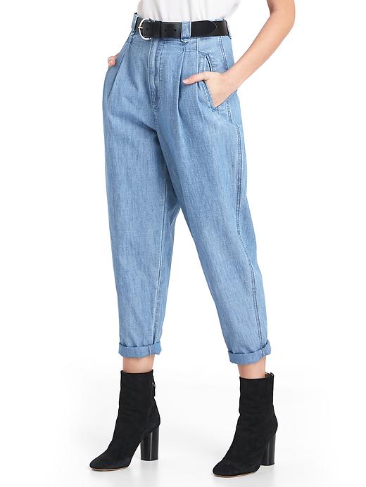 The archive re-issue pleated fit pants | Gap