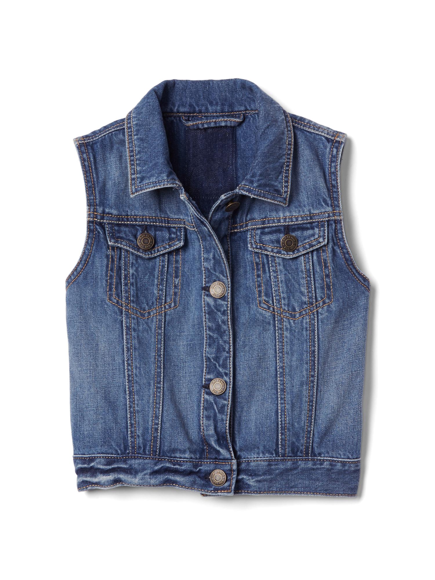 Denim vest outlet gap