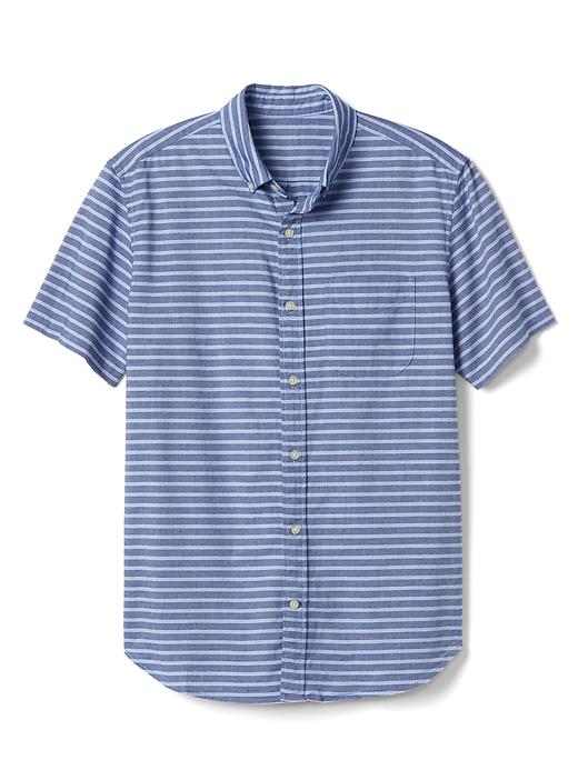Oxford short sleeve standard fit shirt | Gap