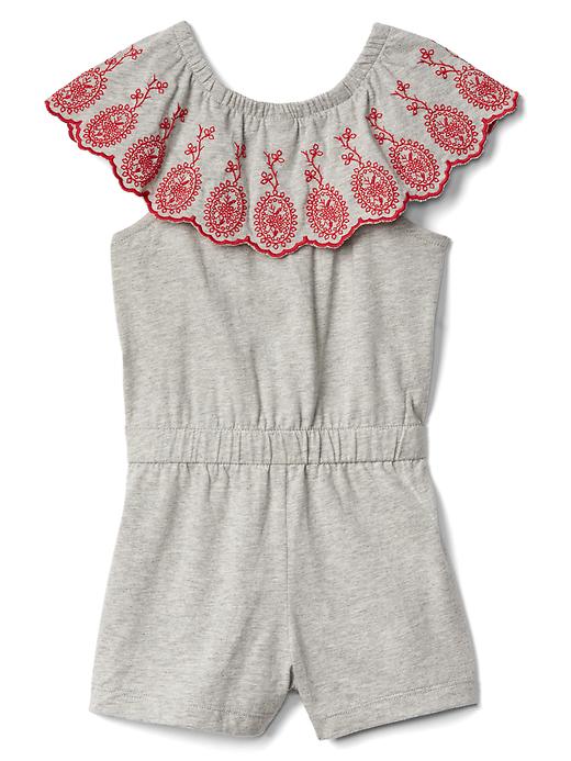 Image number 2 showing, Ruffle sleeve romper