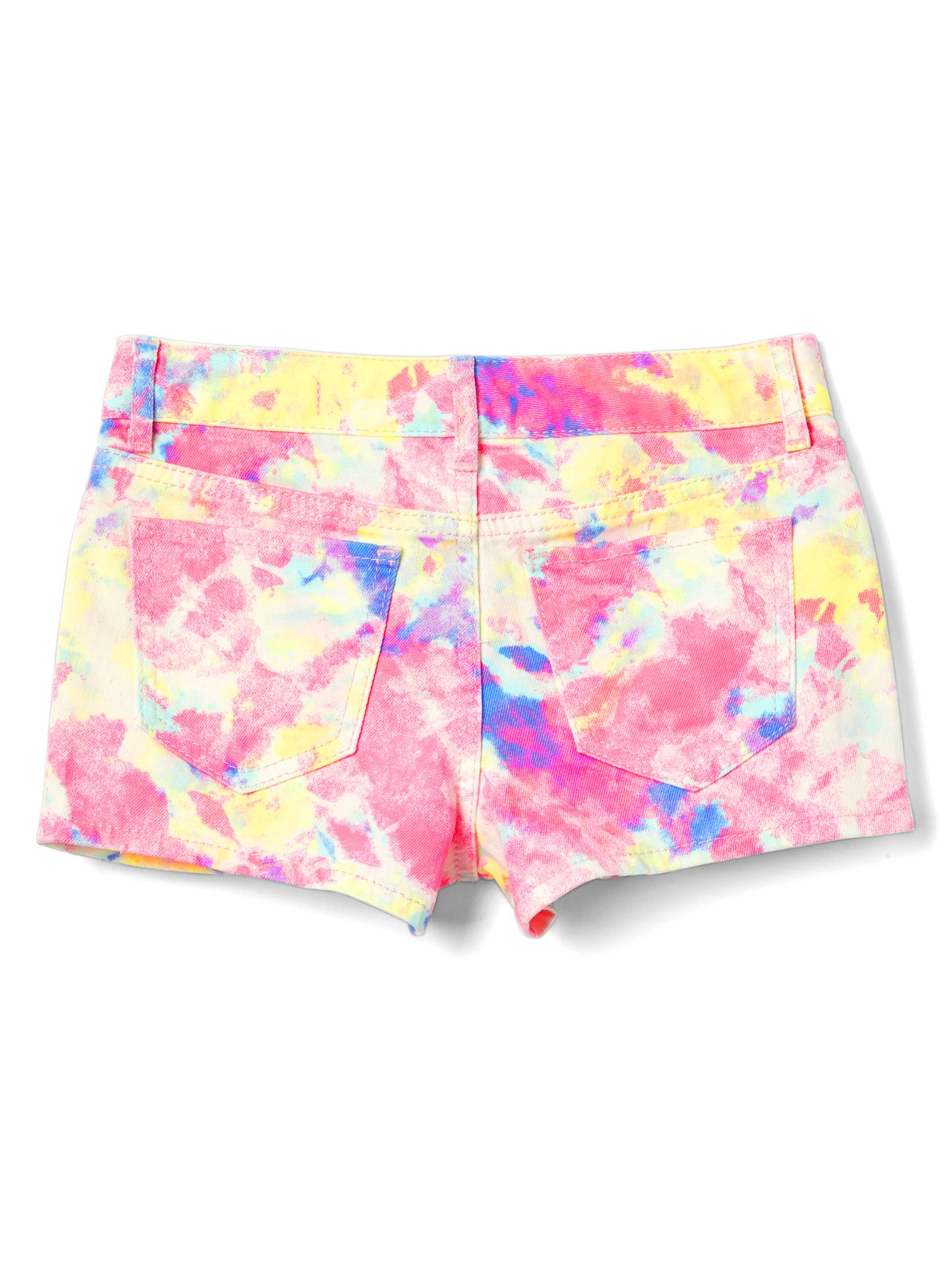 Tie-Dye Shortie Shorts | Gap