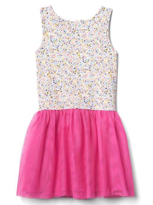 Floral tulle tank dress | Gap