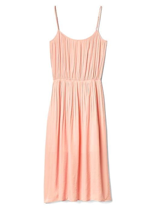 Drapey pleated midi dress | Gap