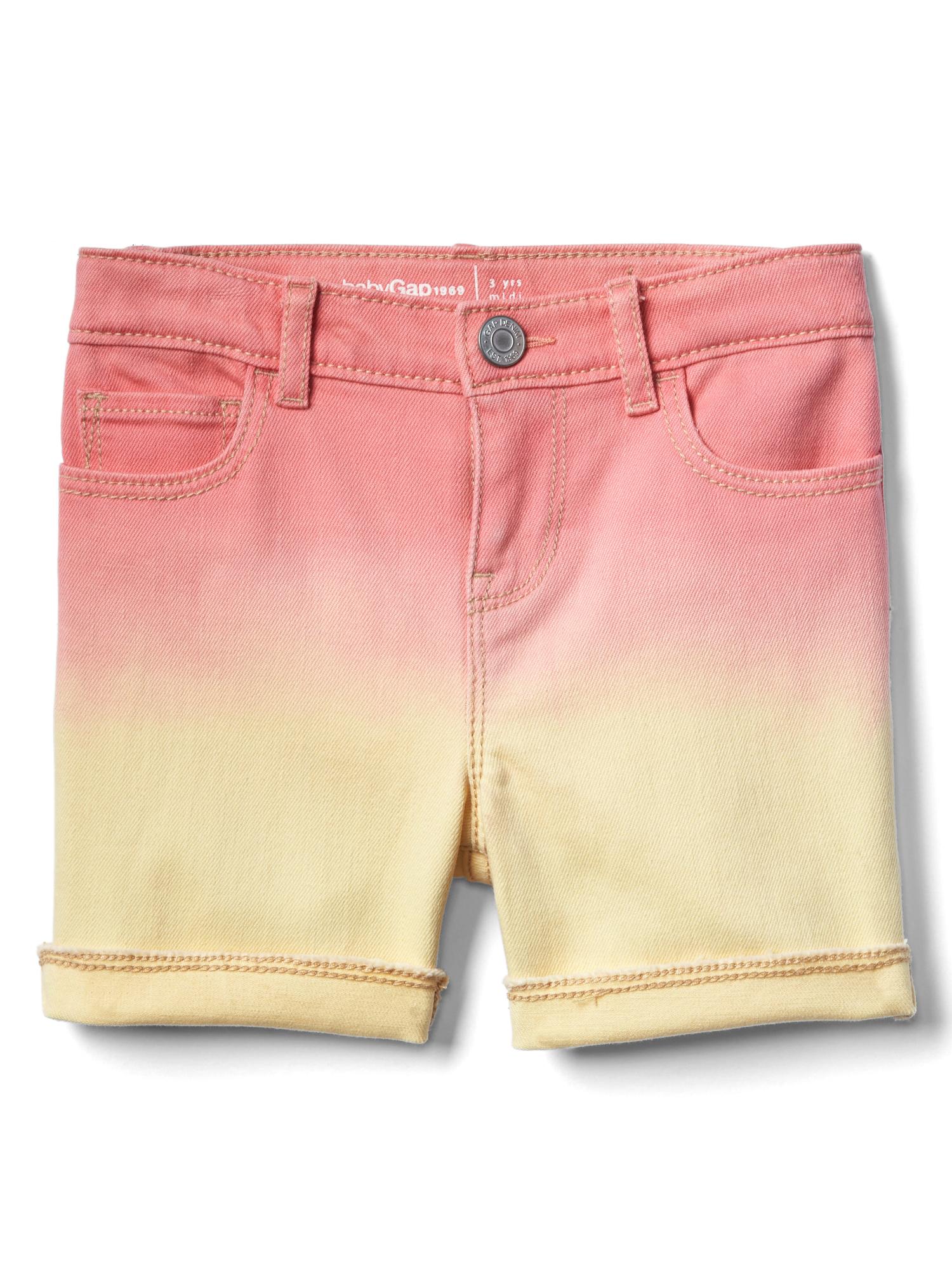 Teen Sky High Rise Khaki Shorts