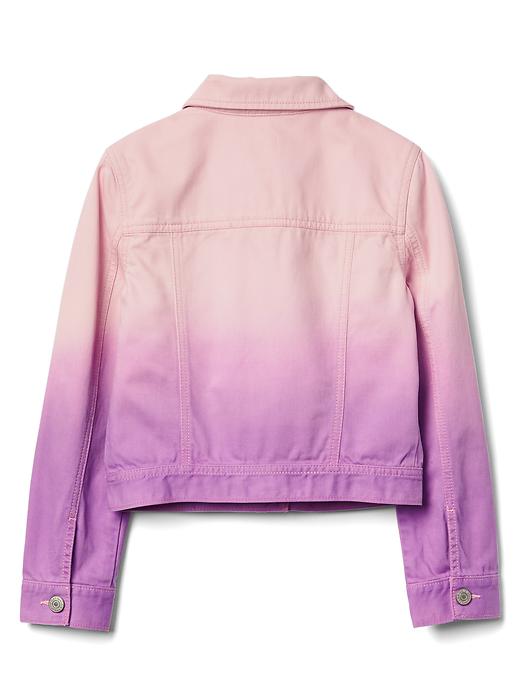 Dip-dye denim jacket | Gap