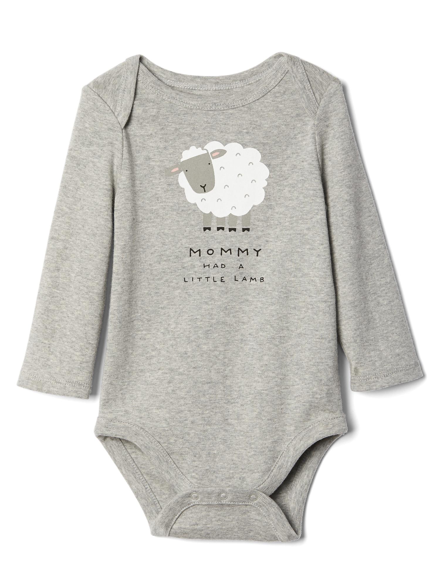 Little lamb family bodysuit