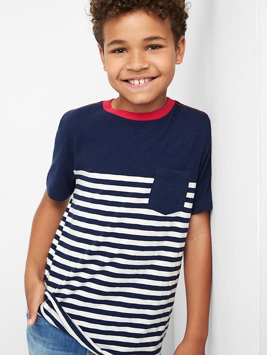 Short sleeve stripe tee | Gap