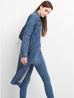 Icon Denim Duster Jacket Gap