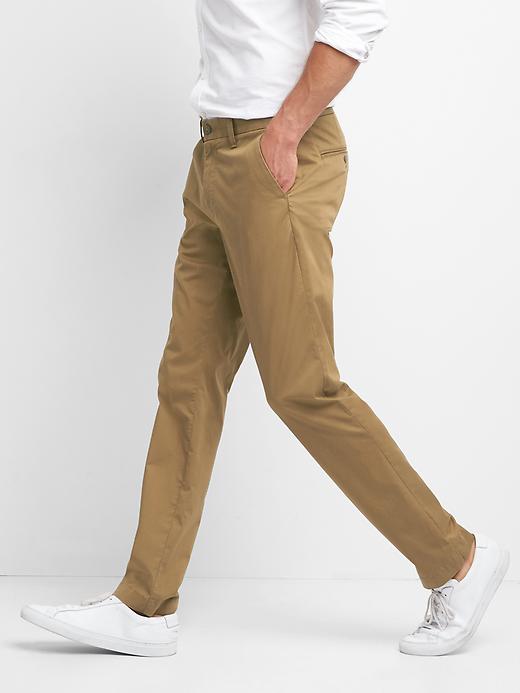 Image number 5 showing, Lightweight Khakis in Slim Fit with GapFlex
