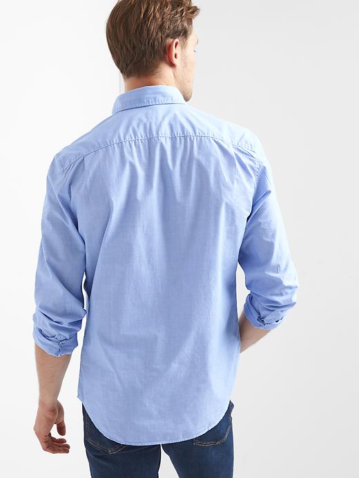 Image number 2 showing, True wash poplin button-down slim fit shirt
