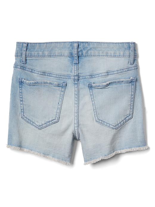 Image number 3 showing, Kids Floral Embroidered Shortie Shorts